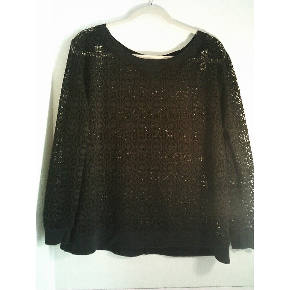 Lane Bryant top size 14/16 black